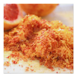Juicy Citrus Blood Orange und Zest Poster