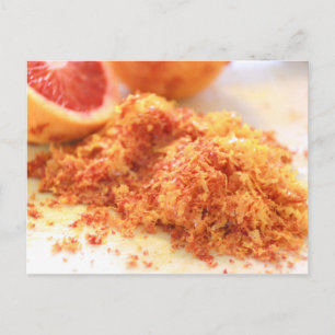 Juicy Citrus Blood Orange und Zest Postkarte