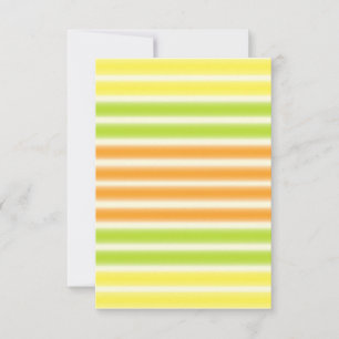 Juicy Citrus Lemon Limon und Orange Streifen Karte