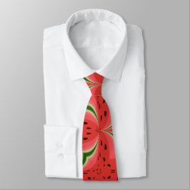 Juicy Delicious Ripe Watermelon mit Samen Design Krawatte
