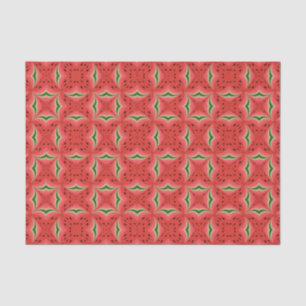 Juicy Delicious Ripe Watermelon mit Samen Design Seidenpapier