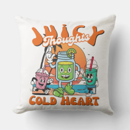 Juicy Gedanken kaltes Herz Kissen