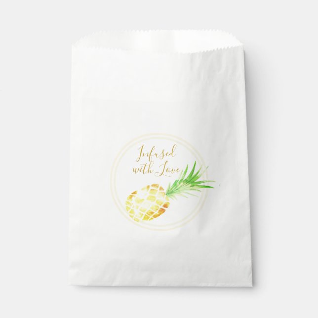 Juicy Golden Pineaple Geschenktütchen (Vorderseite)