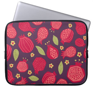 Juicy Granatapfel: Vintage Illustration. Laptopschutzhülle