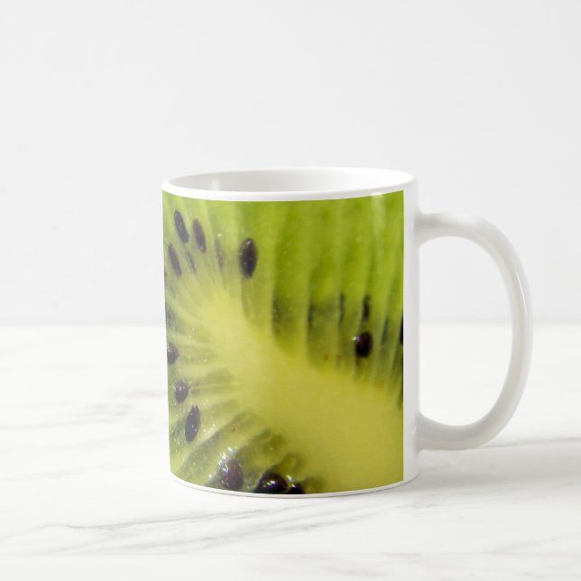 Juicy Kiwi Fruit and Seeds Mug (Droite)