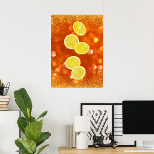 Juicy lemons disco poster