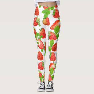 Juicy-lichee-Muster Leggings