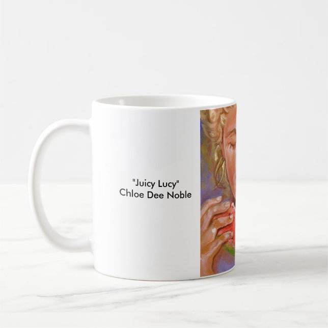 Juicy Lucy ~ Chloe Dee Noble Kaffeetasse (Links)