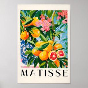 Juicy Orange Art, Fruit Wall Art, spanische Dekora Poster
