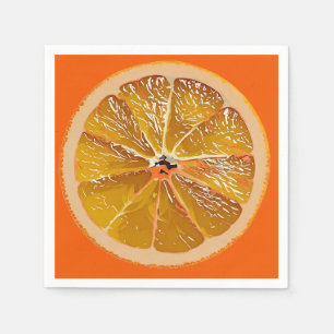 Juicy Orange Slice - Spaß Serviette