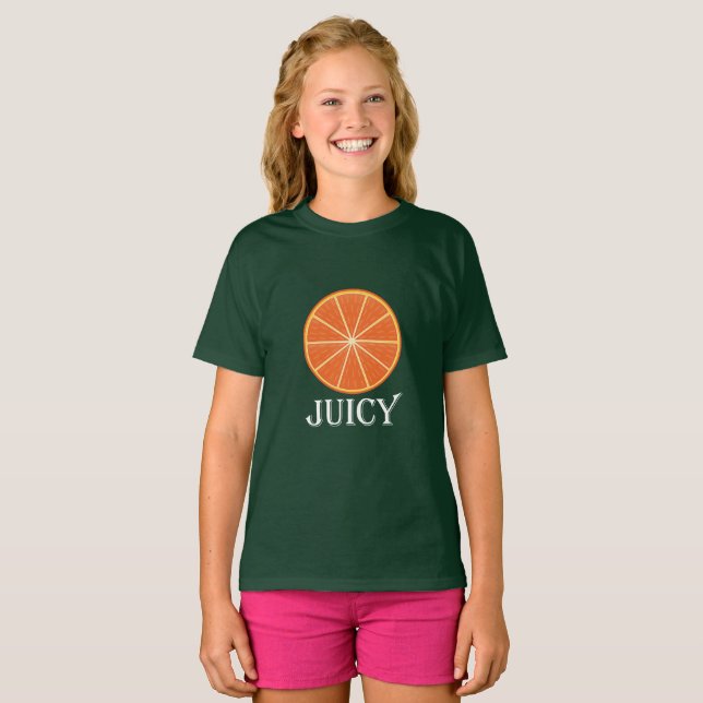 Juicy Orange - T - Shirt für Mädchen (Vorne ganz)