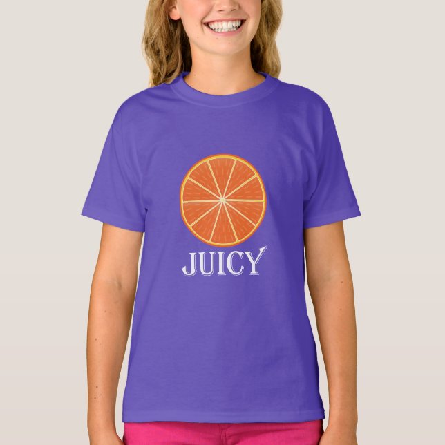 Juicy Orange - T - Shirt für Mädchen (Vorderseite)