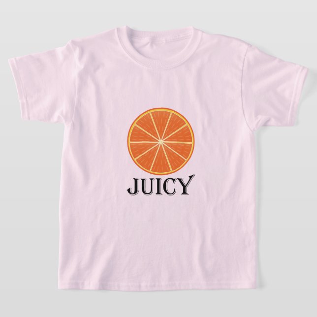 Juicy Orange - T - Shirt für Mädchen (Ablage )