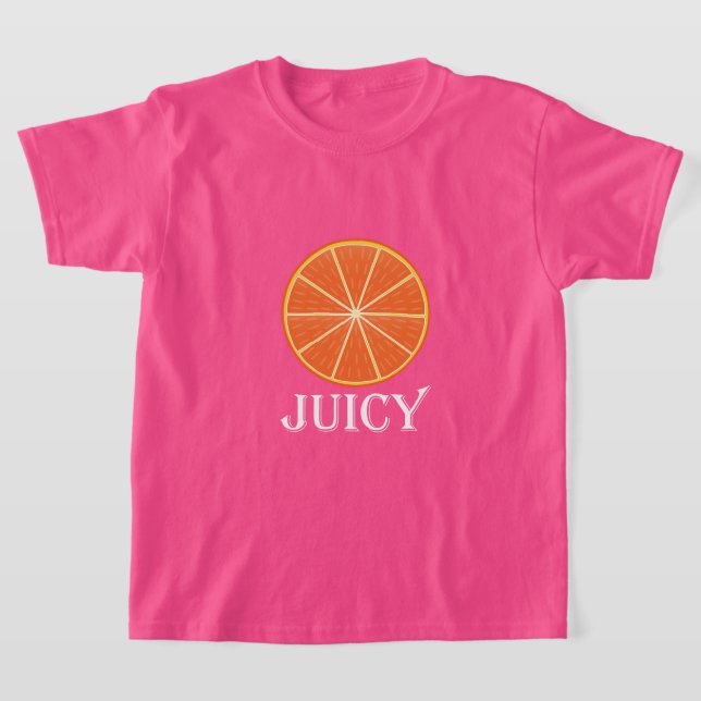 Juicy Orange - T - Shirt für Mädchen (Ablage )