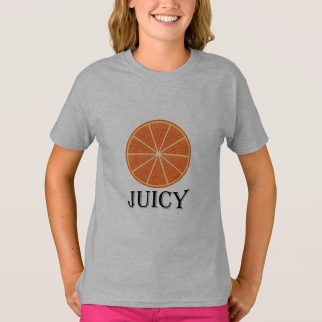 Juicy Orange - T - Shirt für Mädchen (Vorderseite)