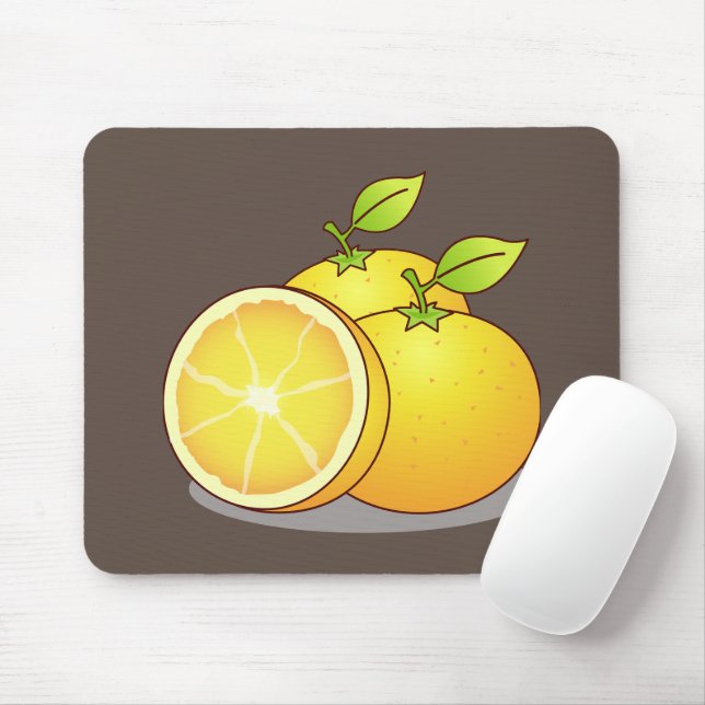 Juicy Orangen lustige Frucht Mousepad (Mit Mouse)
