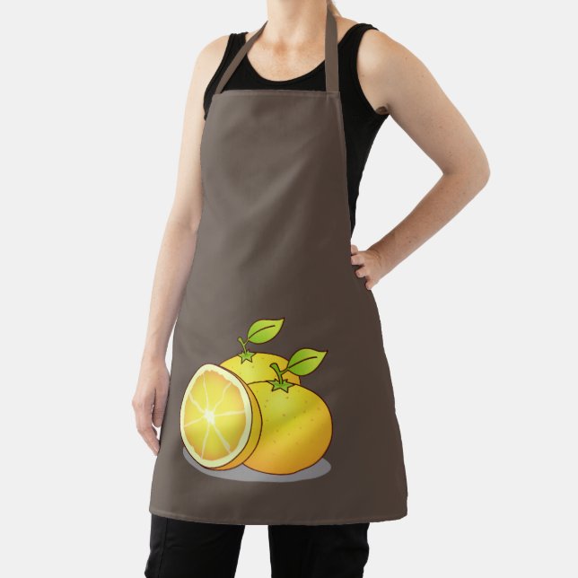 Juicy Orangen lustige Frucht Schürze (InSitu)