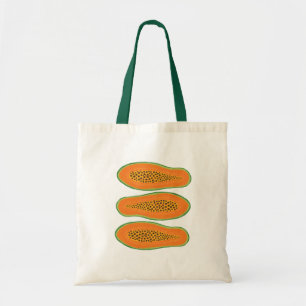 Juicy Papaya Poster Tragetasche