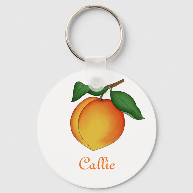 Juicy Peach Schlüsselanhänger (Vorderseite)