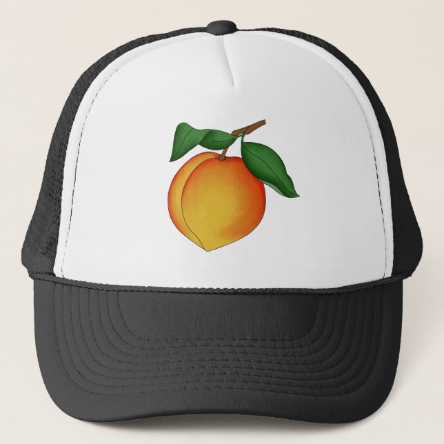 Juicy Peach Trucker Hat Truckerkappe (Vorderseite)