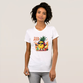 Juicy Pineaple Summer Cartoon T-Shirt