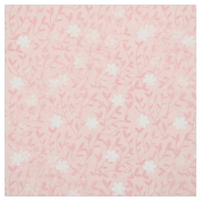 Juicy Pink Tiny Floral Pattern Stoff (Muster)