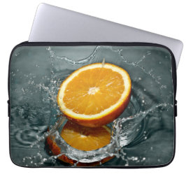 Juicy-positive Orange für Vitamin-Stimmung Laptopschutzhülle