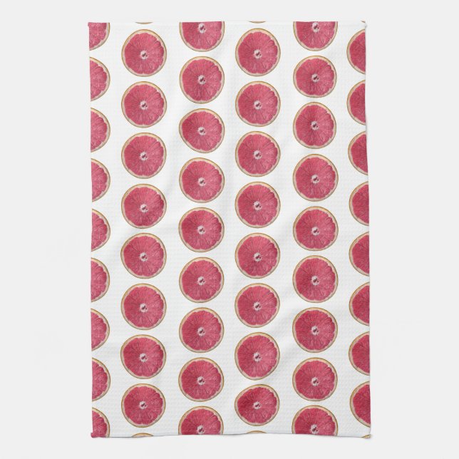 Juicy Red Grapefruit Handtuch (Vertikal)