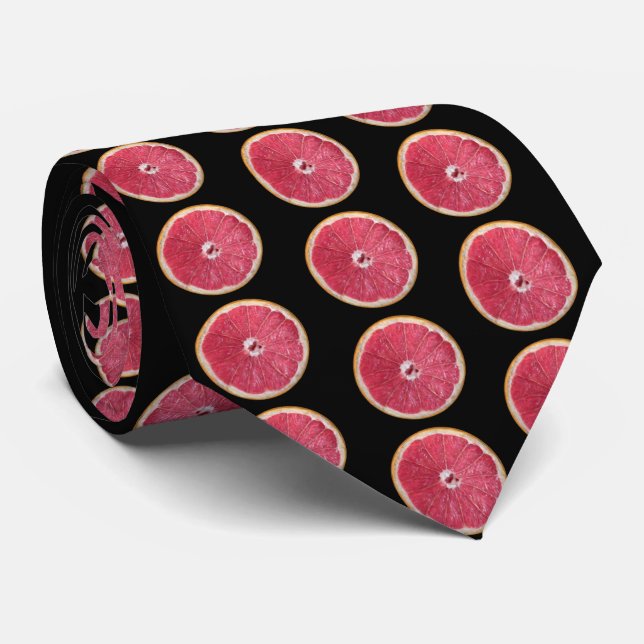 Juicy Red Grapefruit Krawatte (Gerollt)