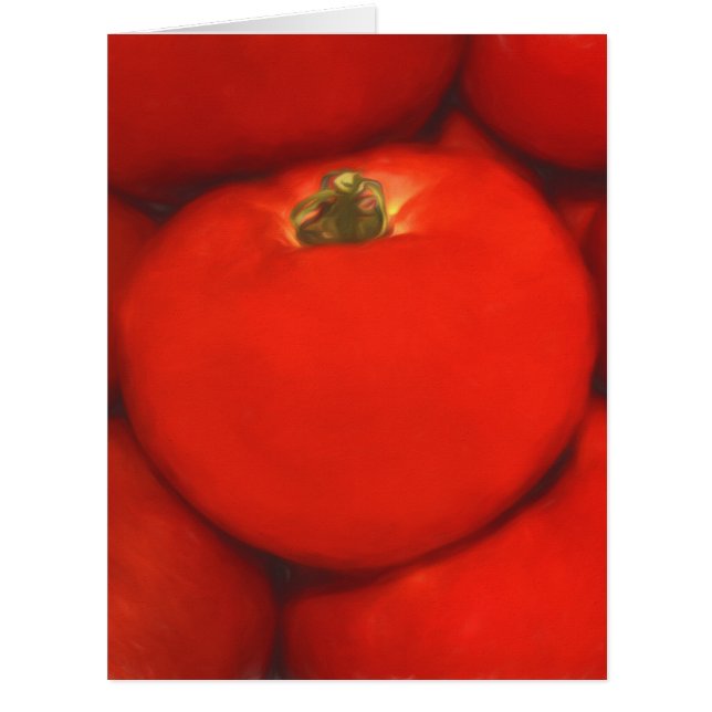 Juicy Red Homegrown Garden Tomaten (Vorderseite)