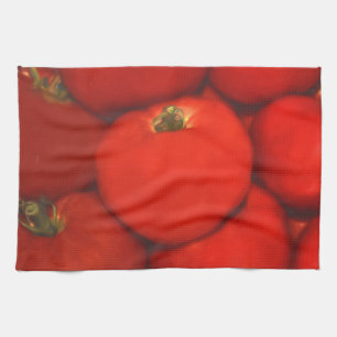 Juicy Red Homegrown Garden Tomaten Handtuch