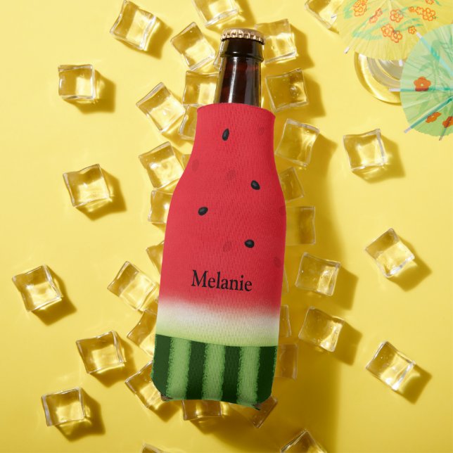 Juicy Red Watermelon Personalisiert Flaschenkühler (In Situ Sommer)