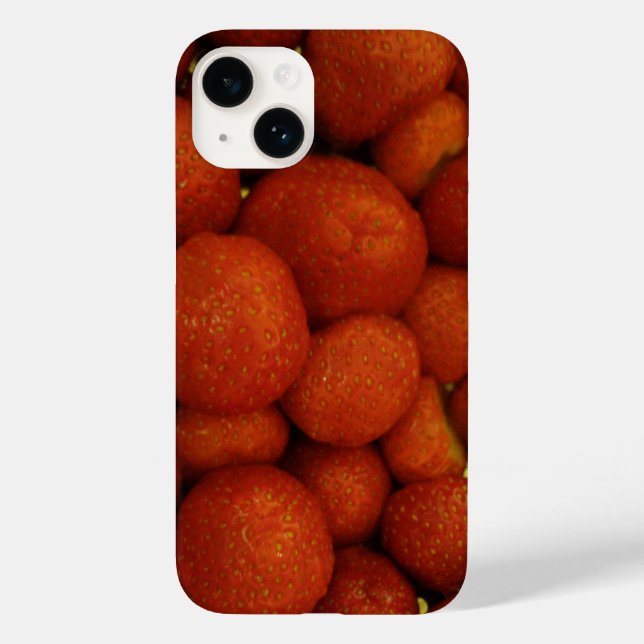 Juicy Strawberries Case-Mate iPhone 14 Hülle (Rückseite)