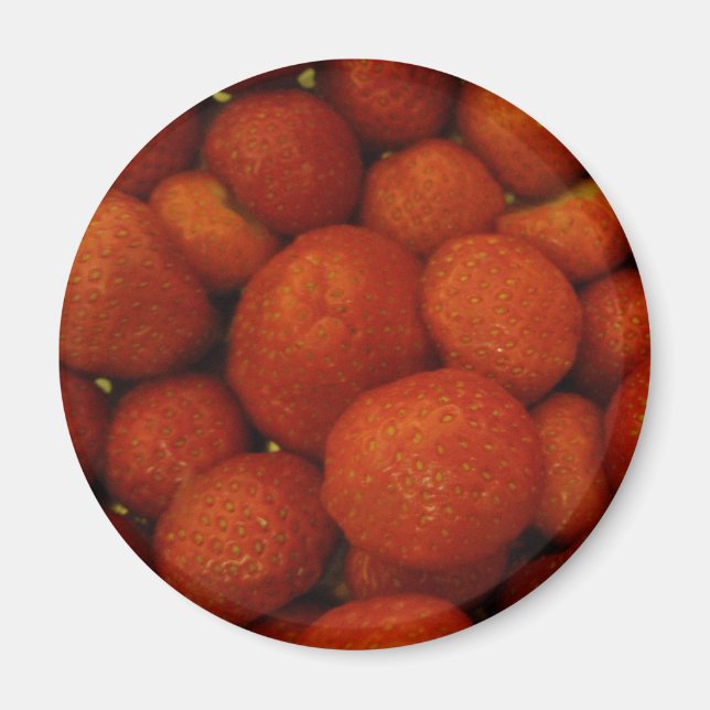 Juicy Strawberries Magnet (Vorne)