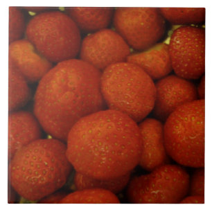 Juicy Strawberries Tile Fliese