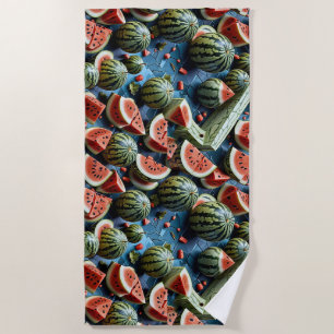 Juicy Watermelon Design 2 Strandtuch