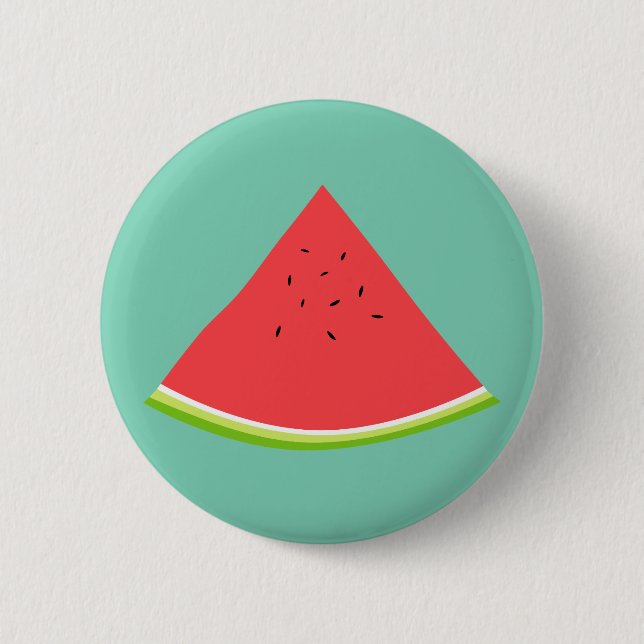 Juicy Watermelon Slice Button (Vorderseite)