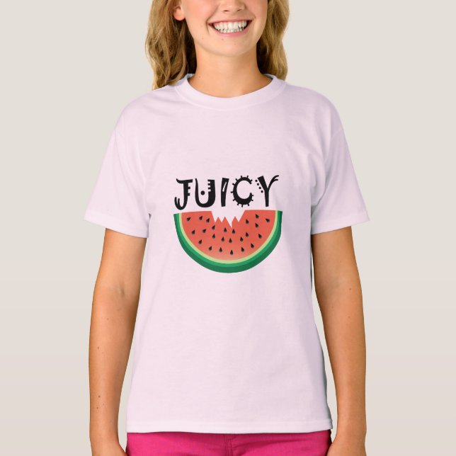 Juicy Watermelon - T - Shirt für Mädchen (Vorderseite)
