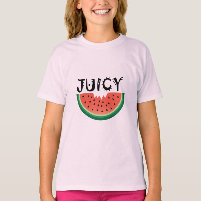 Juicy Watermelon - T - Shirt für Mädchen (Vorderseite)
