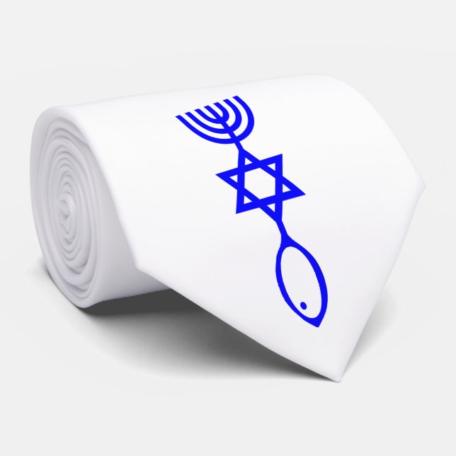 Juif juif chrétien Yeshua de cravate due Messie de (Roulé)