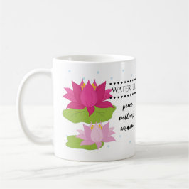 Juillet Mug Fleur de naissance avec sens Fleur