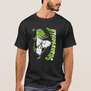 Jujitsu Rex Jiu Jitsu Black Belt Martial Jitsu Sau T-Shirt