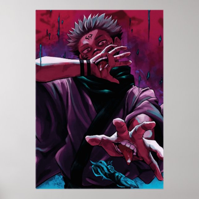 Jujutsu kaisen anime poster (Vorne)