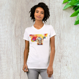 Juke Box Music T-Shirt pour femmes