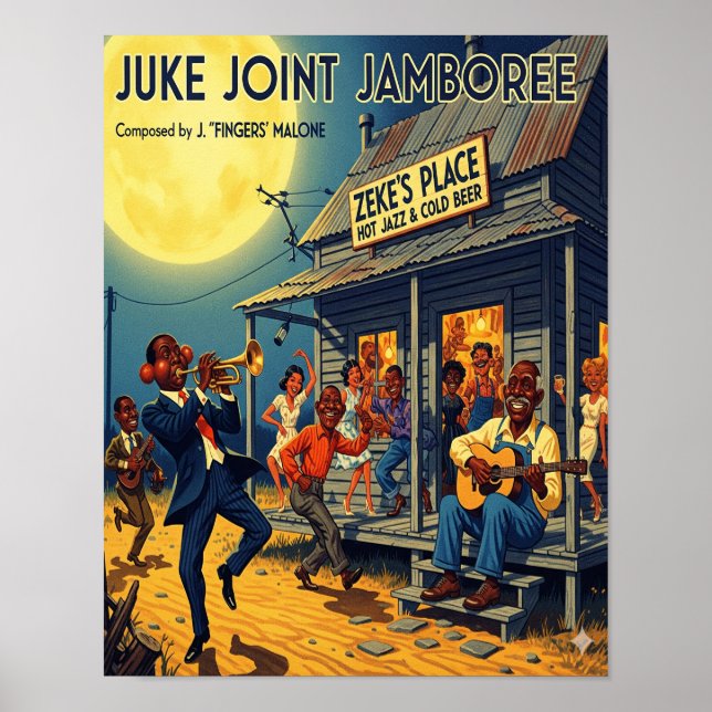 Juke Joint Jamboree Music Poster (Vorne)