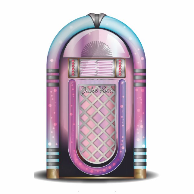 JukeBox Freistehende Fotoskulptur (Vorne)