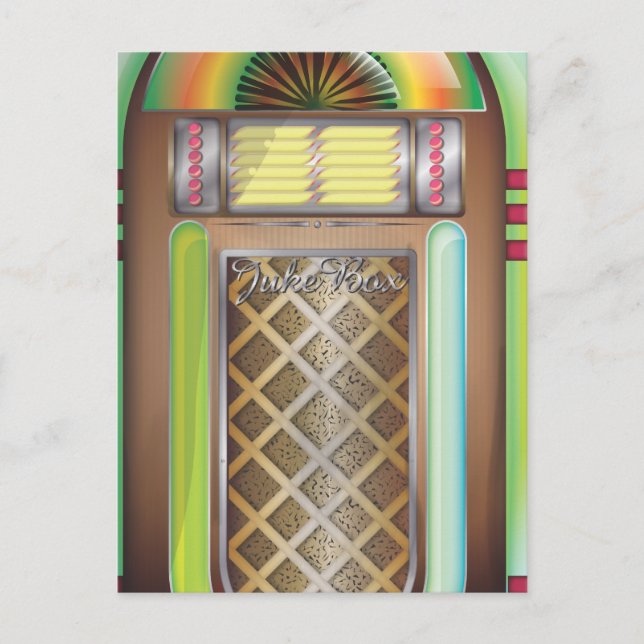 JukeBox Postkarte (Vorderseite)
