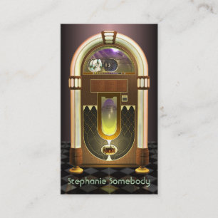 Jukebox-Profilkarte Visitenkarte