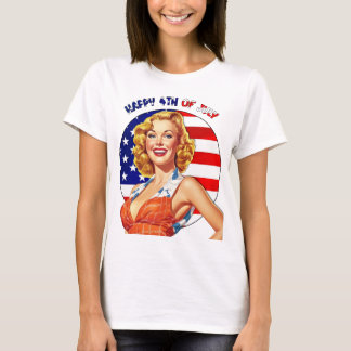 Jul Retro Button-up Girl of Arte T-Shirt