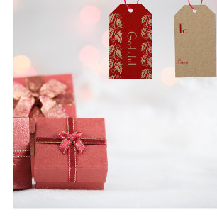 Jul-weiße Heilige in rot - Geschenkanhänger